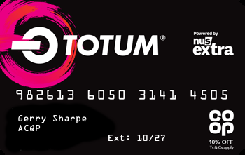Free TOTUM+ card available to ACQP members