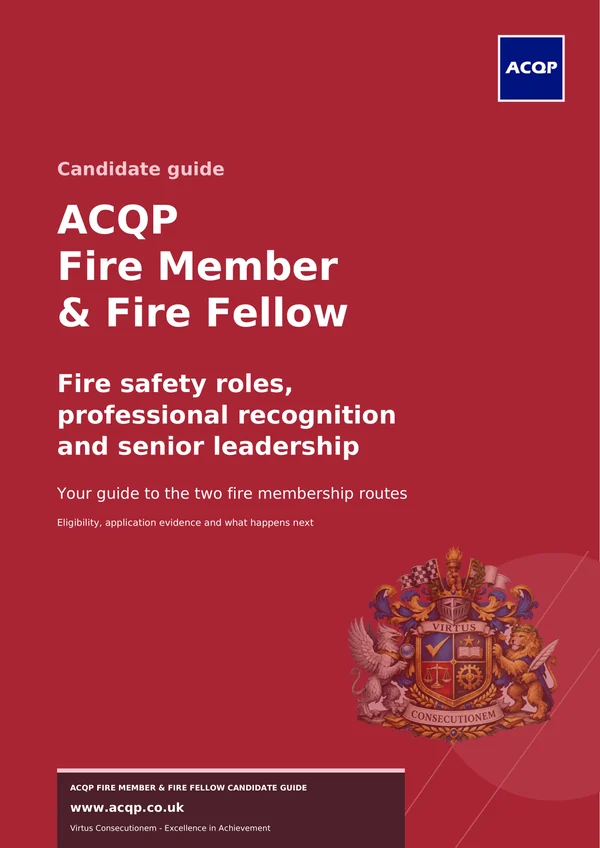 Cover of the Fire Membership brochure